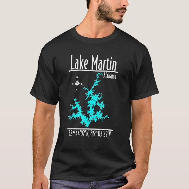 Camiseta Lago Martin Alabama (Anverso)