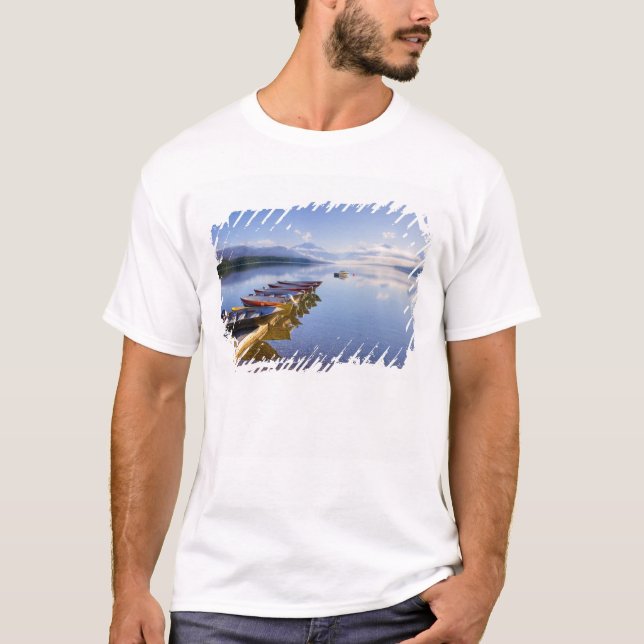 Camiseta Lago McDonald, Parque Nacional Glacier, Montana, (Anverso)