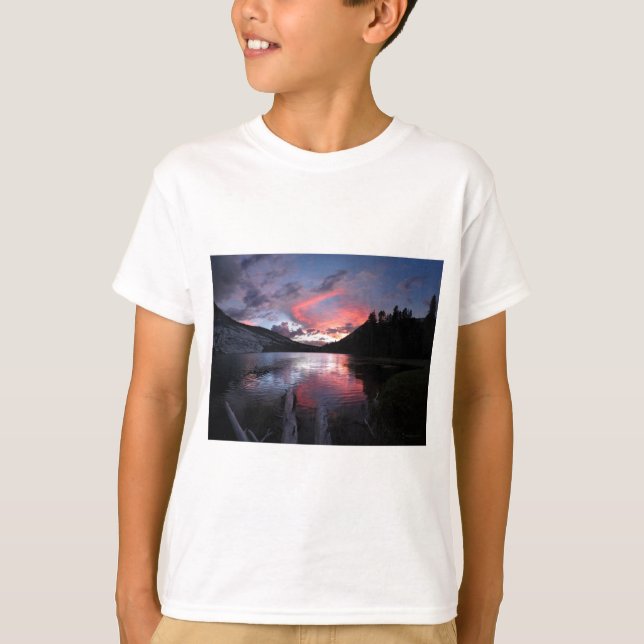 Camiseta Lago Merced Sunset - Yosemite - California (Anverso)