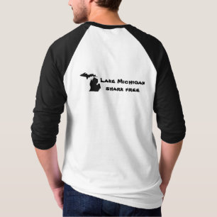 Camiseta Lago Michigan - libre de tiburones