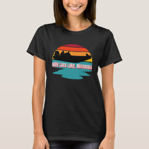 Camiseta Lago Mille Lacs Minnesota Pesca Deportiva en Barco