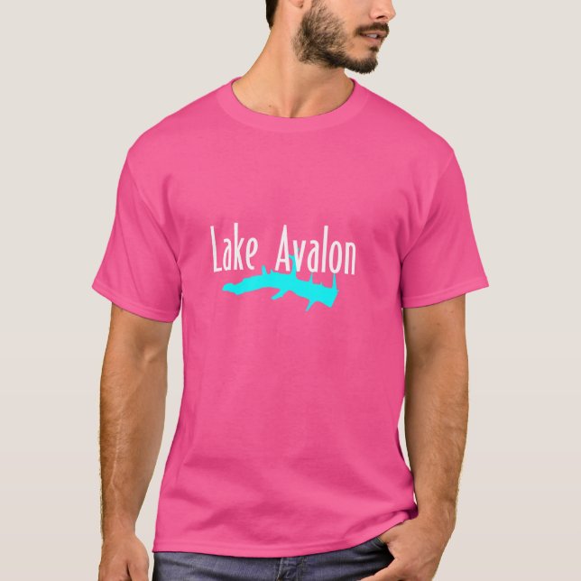 Camiseta Lago minimalista Avalon - Arkansas (Anverso)