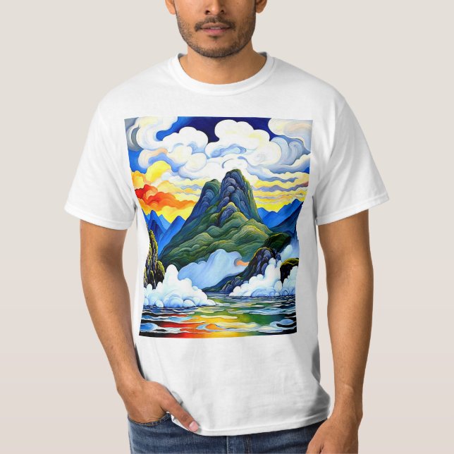 Camiseta Lago Misty (Anverso)