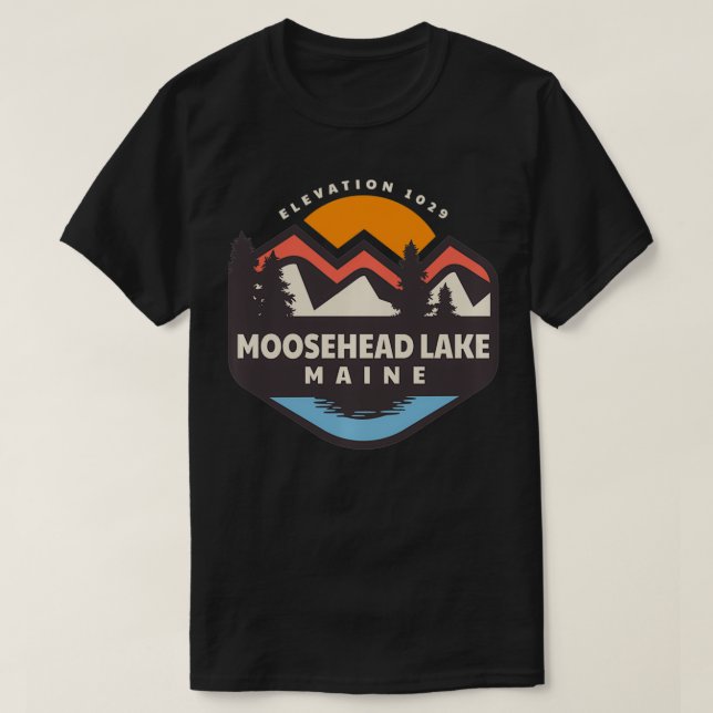Camiseta Lago Moosehead Pullover (Diseño del anverso)