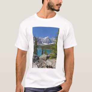 Camiseta Lago Moraine, Canadian Rockies, Alberta, Canadá