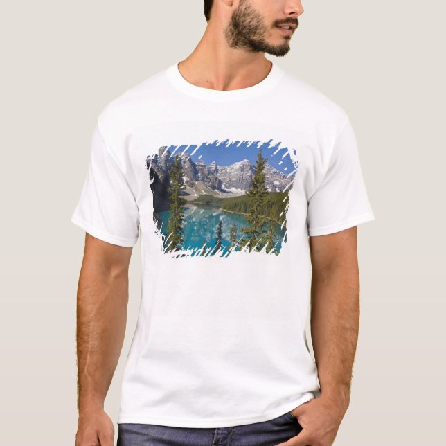 Camiseta Lago Moraine, Canadian Rockies, Alberta, Canadá 2 (Anverso)