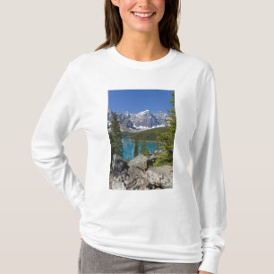 Camiseta Lago Moraine, Rocosas Canadienses, Alberta, Canadá