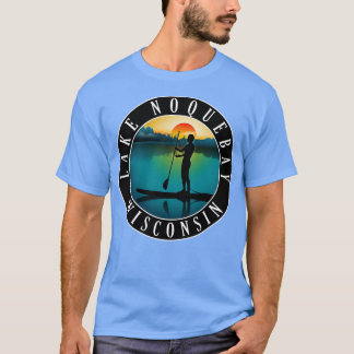 Camiseta Lago Noquebay Wisconsin Paddleboarding