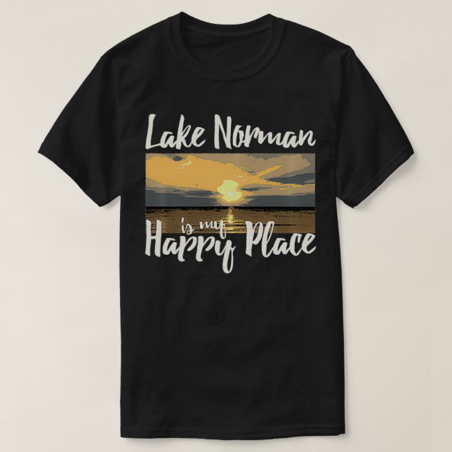 Camiseta Lago Norman Vida El Lago Es Mi Feliz Lugar C (Diseño del anverso)