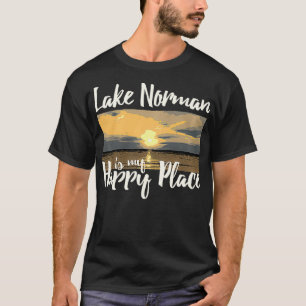Camiseta Lago Norman Vida El Lago Es Mi Feliz Lugar C