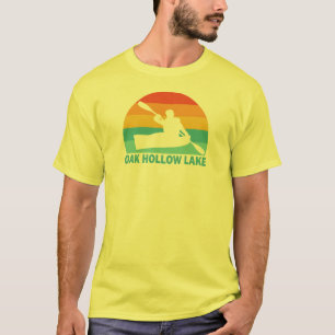 Camiseta Lago Oak Hollow Carolina del Norte Kayak