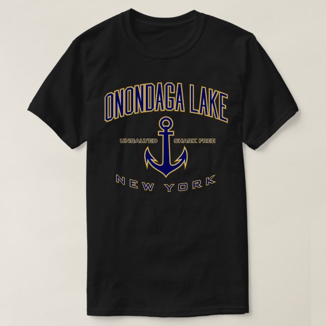 Camiseta Lago Onondaga NY (Diseño del anverso)