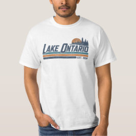 Camiseta Lago Ontario EST 1656 Sol Retro