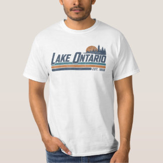 Camiseta Lago Ontario EST 1656 Sol Retro