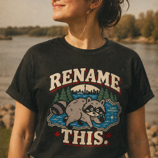 Camiseta Lago Ontario Lago América Jimothy Mapache