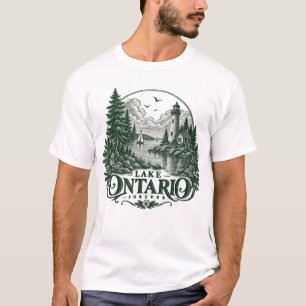 Camiseta Lago Ontario Vintage