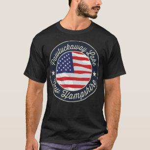 Camiseta Lago Pawtuckaway - Patriotic New Hampshire Souveni