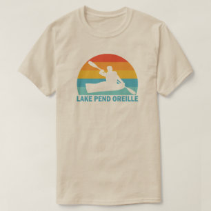 Camiseta Lago Pend Oreille Idaho Kayak