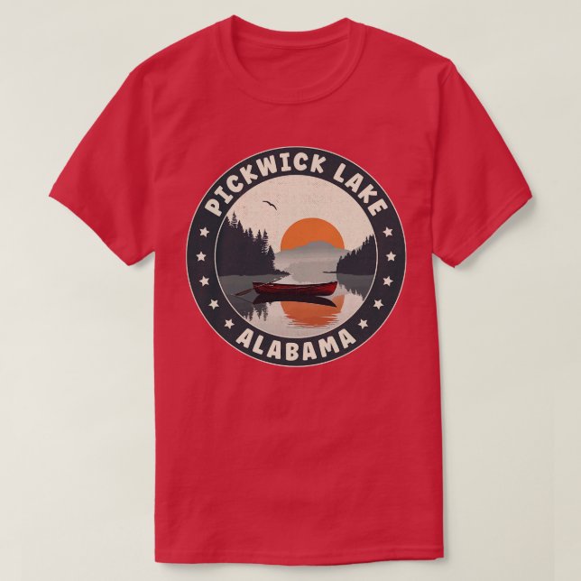 Camiseta Lago Pickwick Alabama Sunset TShirt (Diseño del anverso)