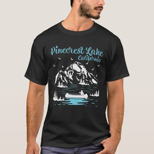 Camiseta Lago Pinecrest California en verano (Anverso)