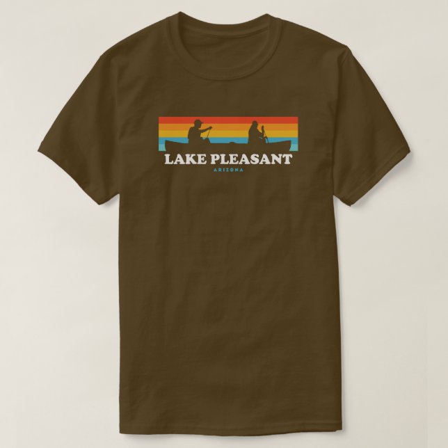 Camiseta Lago Pleasant Arizona Canoe (Diseño del anverso)