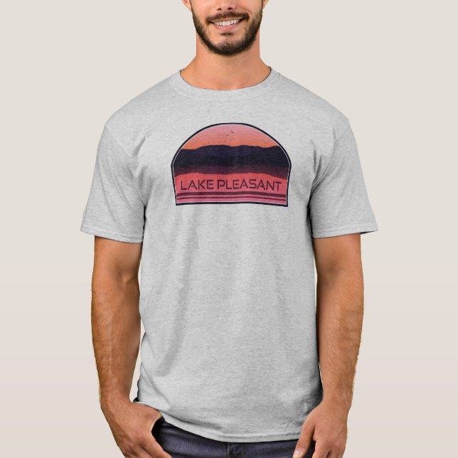 Camiseta Lago Pleasant Arizona Red Sunrise (Anverso)