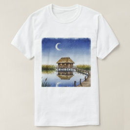 Camiseta Lago por la noche