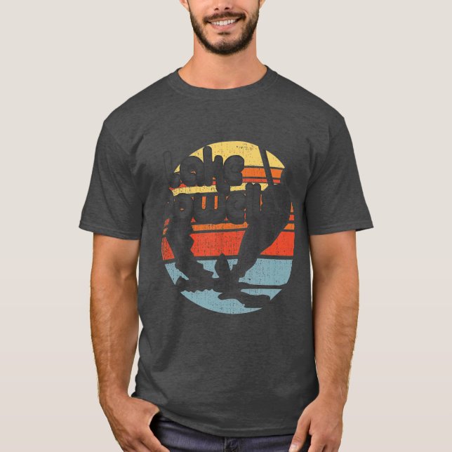 Camiseta Lago Powell Arizona esquí retro vintage (Anverso)