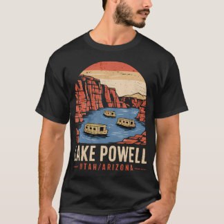 Camiseta Lago Powell Cañón Vintage Utah Arizona Retro
