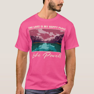 Camiseta Lago Powell Vida El Lago Es Mi Feliz Lugar C