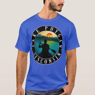 Camiseta Lago Poygan Wisconsin Canoeing