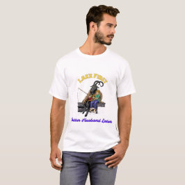 Camiseta Lago Primero. Mejor marido después. Pesca gruñona
