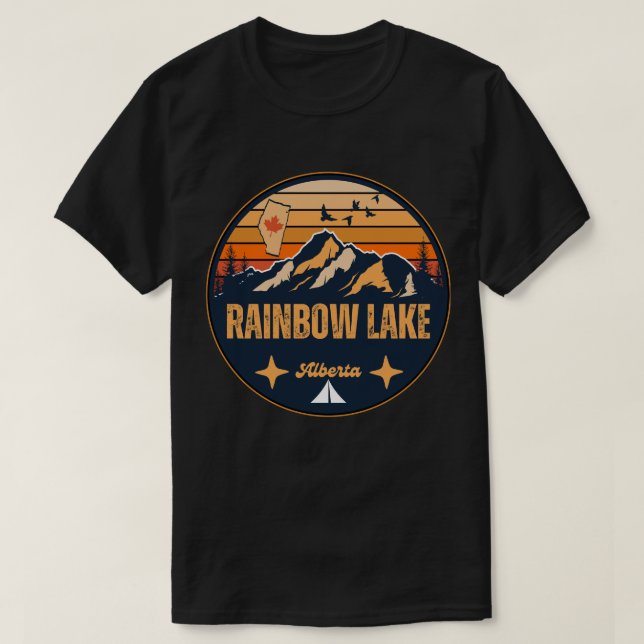 Camiseta Lago Rainbow, Alberta (Diseño del anverso)