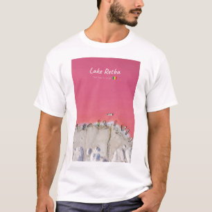 Camiseta Lago Retba, Senegal - Barcos del lago rosa
