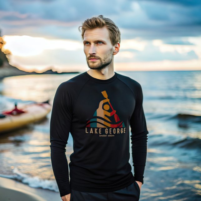 Camiseta Lago Retro George Kayaking (Subido por el creador)