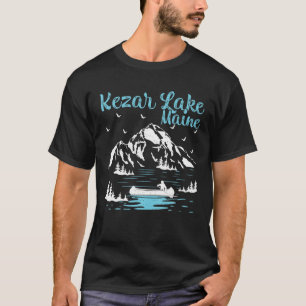 Camiseta Lago Retro Maine Kezar de vacaciones de verano