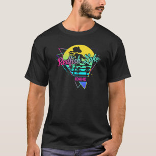 Camiseta Lago Retro Nostálgico Idaho USA