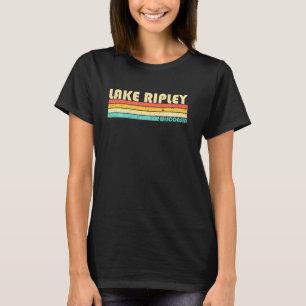 Camiseta Lago Ripley Wisconsin Divertido Verano de Pesca y