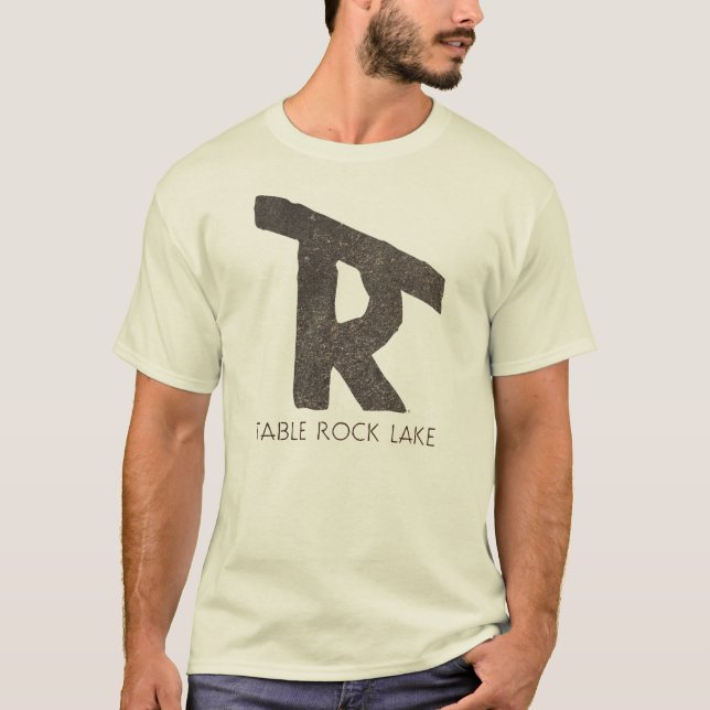 Camiseta Lago rock de la tabla (Anverso)