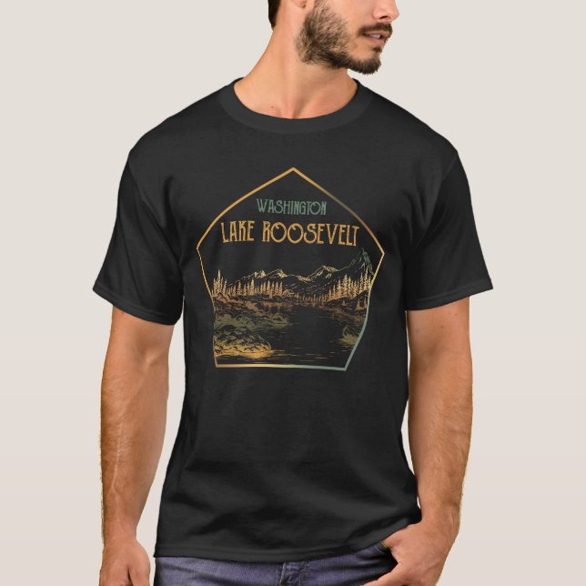 Camiseta Lago Roosevelt Washington (Anverso)
