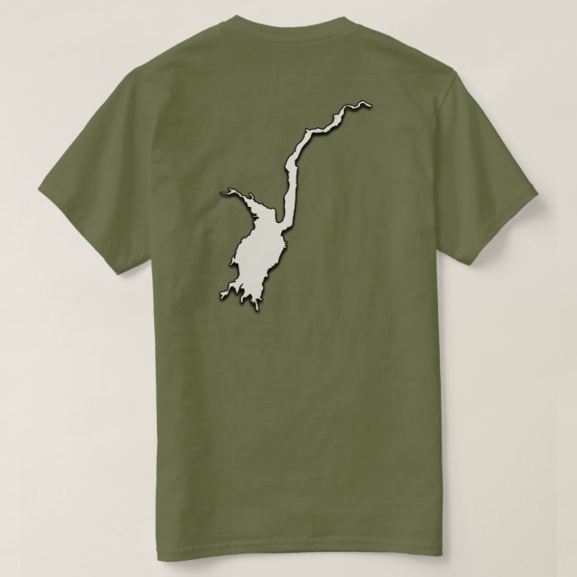 Camiseta Lago Sacandaga (Reverso del diseño)