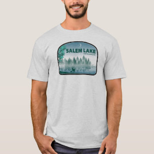 Camiseta Lago Salem Carolina del Norte Ciervo
