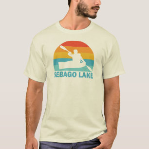Camiseta Lago Sebago Maine Kayak