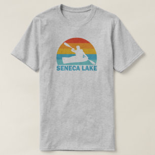 Camiseta Lago Seneca Nueva York Kayak