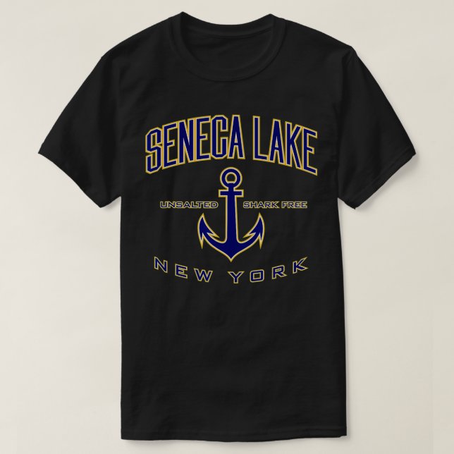 Camiseta Lago Seneca NY  (Diseño del anverso)