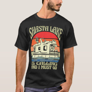 Camiseta Lago Shasta Llama Casa Vacacional de California