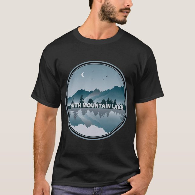 Camiseta Lago Smith Mountain Virginia Reflexión (Anverso)