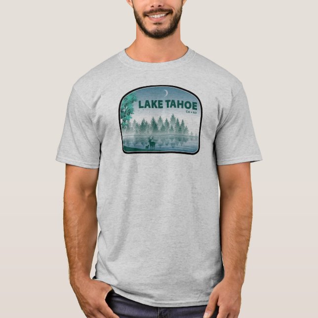 Camiseta Lago Tahoe California Nevada Deer (Anverso)