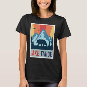 Camiseta Lago Tahoe Grizzly oso Sierra de Esquí de Californ