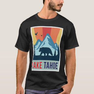 Camiseta Lago Tahoe Grizzly oso Sierra de Esquí de Californ